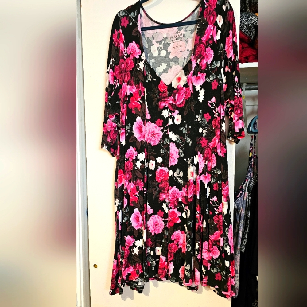 Torrid Super Soft skater dress with Pockets